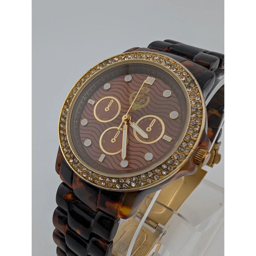 Premier Designs‎ Watch Women 38mm Case Tortoiseshell 6.5